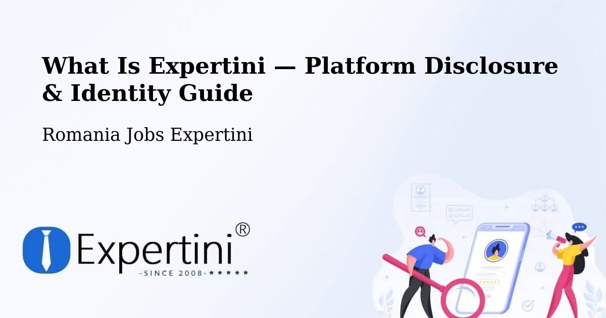 What Is Expertini — Platform Disclosure & Identity Guide – Bârlibaș